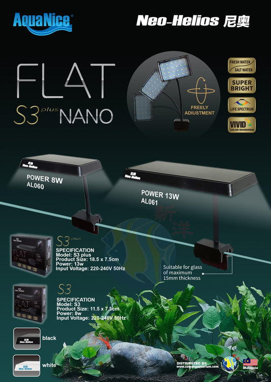 Neo Helios Flat Nano Aquarium Light by ivenbetta