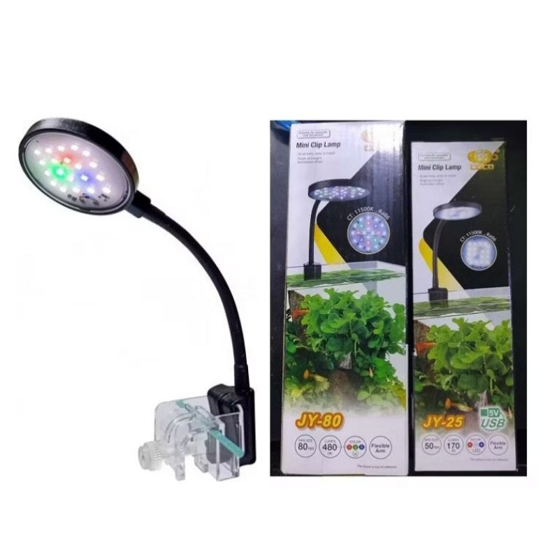 Coco Mini Clip Lamp For Aquarium JY-80 by ivenbetta