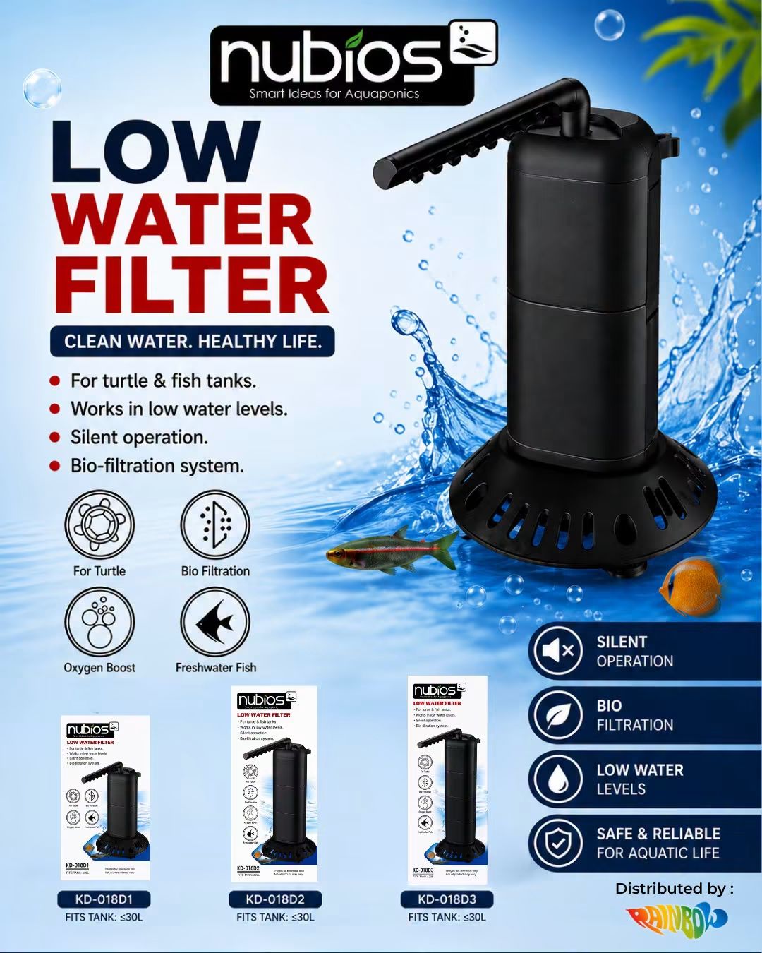 NUBIOUS Low Water Filter - KD018D1 by ivenbetta
