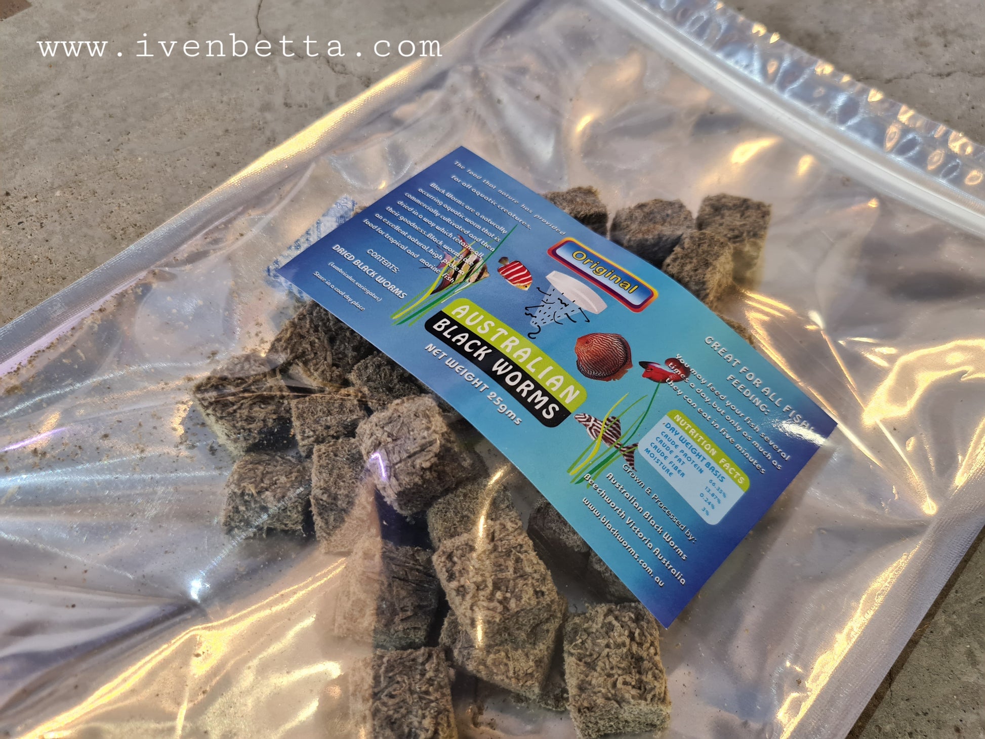 Australian Black Worms - Original (Cube) by Iven Betta