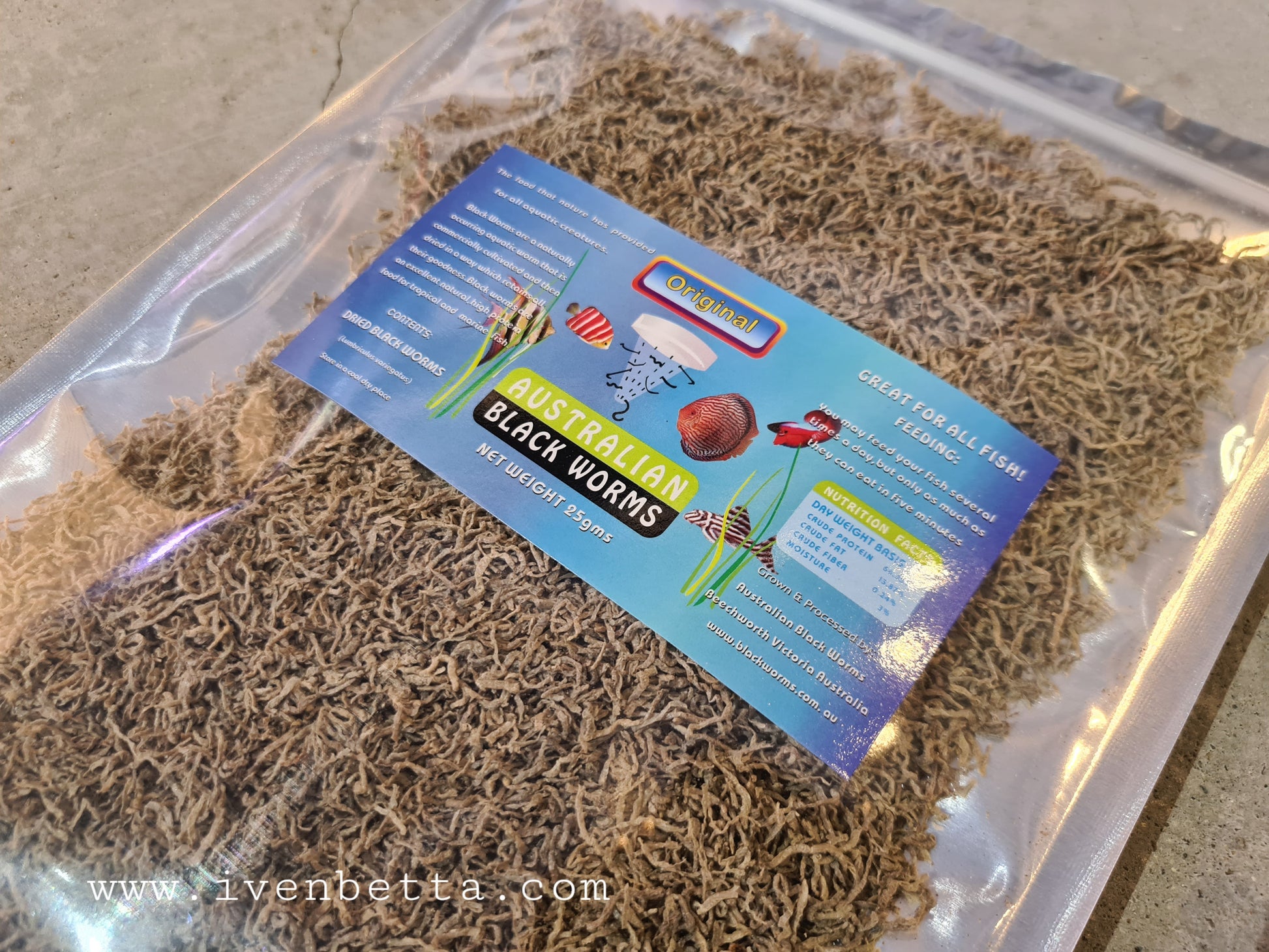Australian Black Worms - Original (Loose) by Iven Betta
