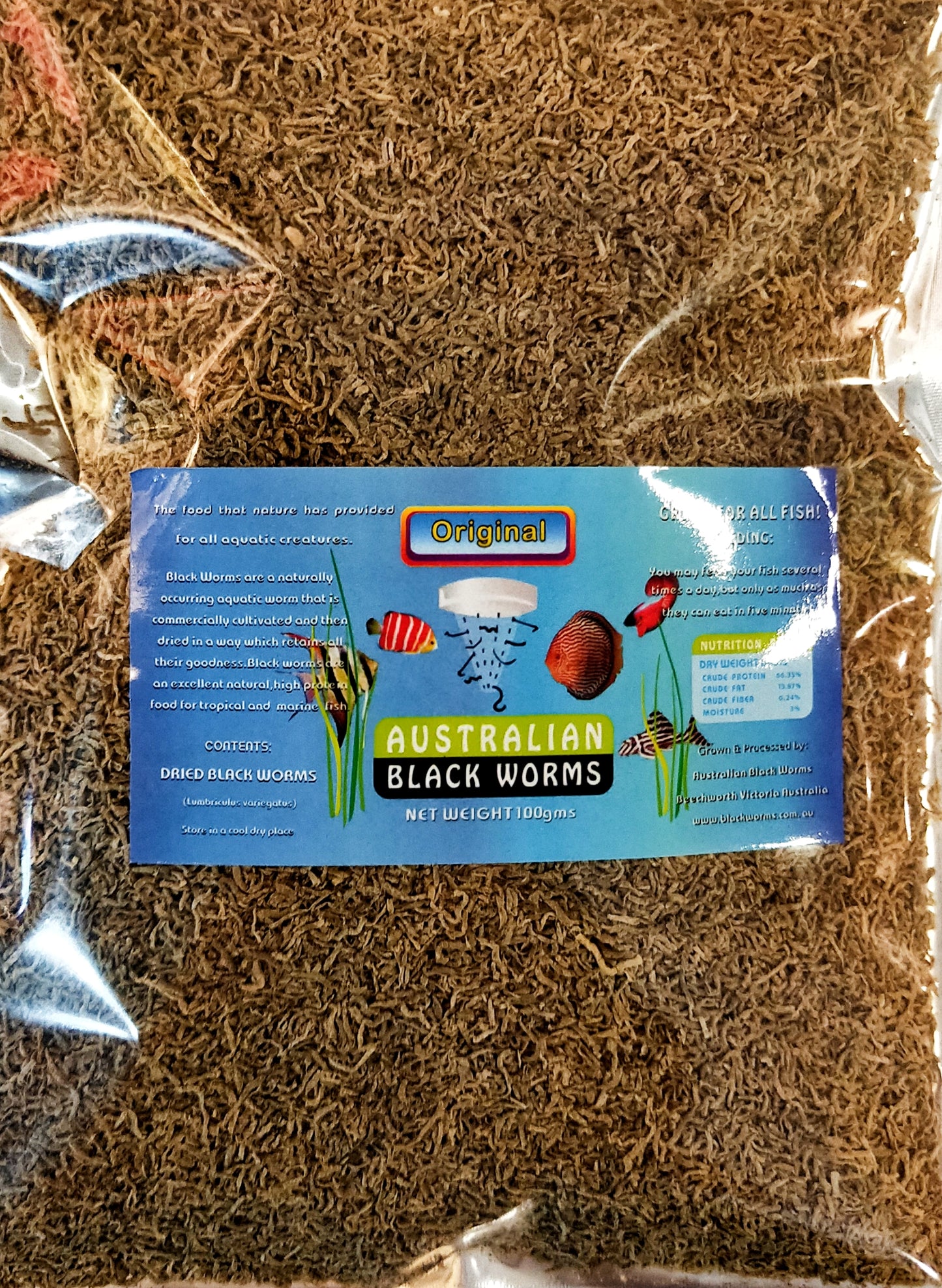 Australian Black Worms - Original (Loose) by Iven Betta